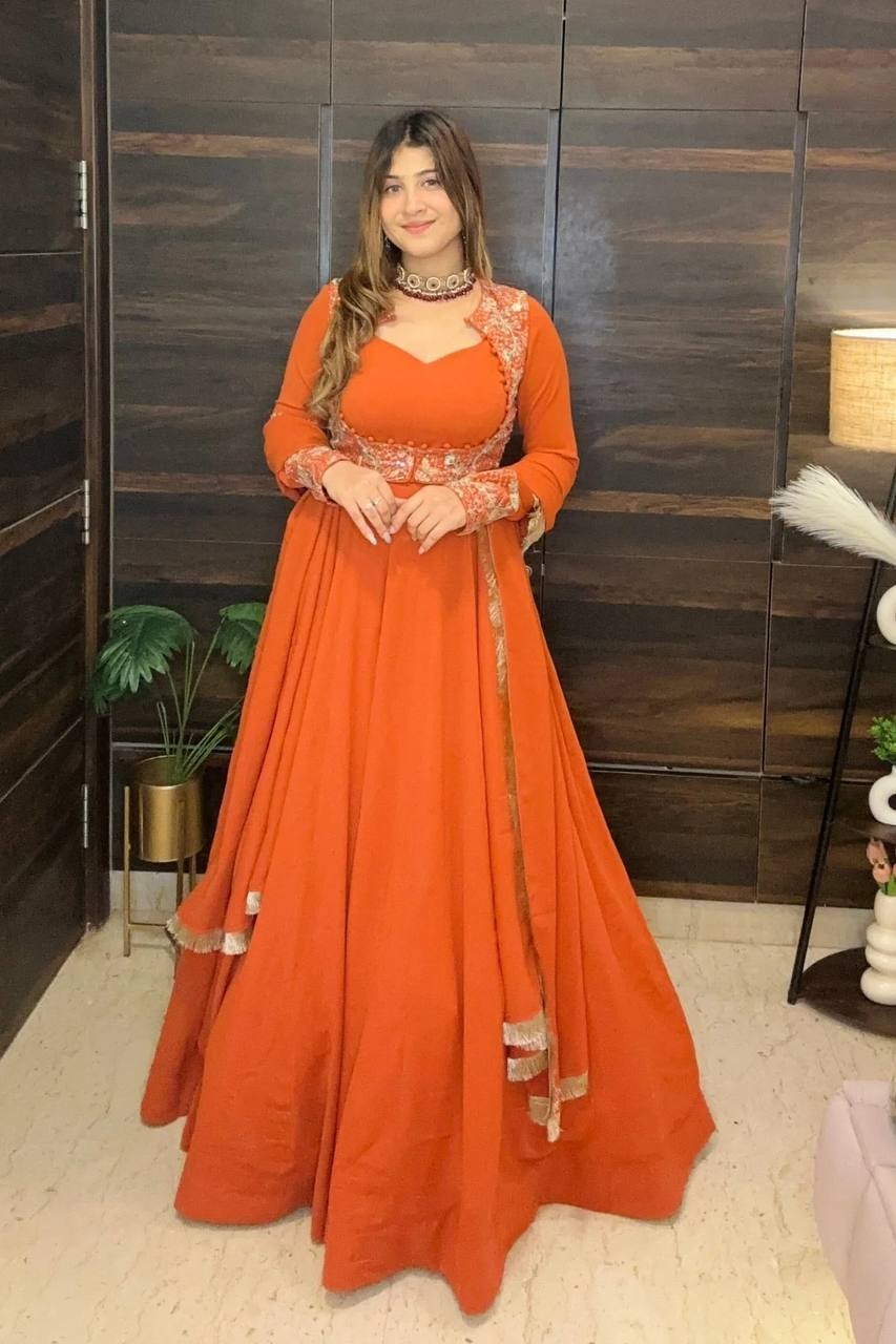 Ethnic Flared Anarkali Suit with Heavy Embroidery  NayraLabel