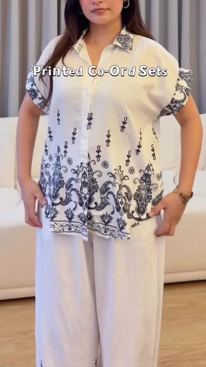 Regal Bloom Premium Printed Co-Ord Set