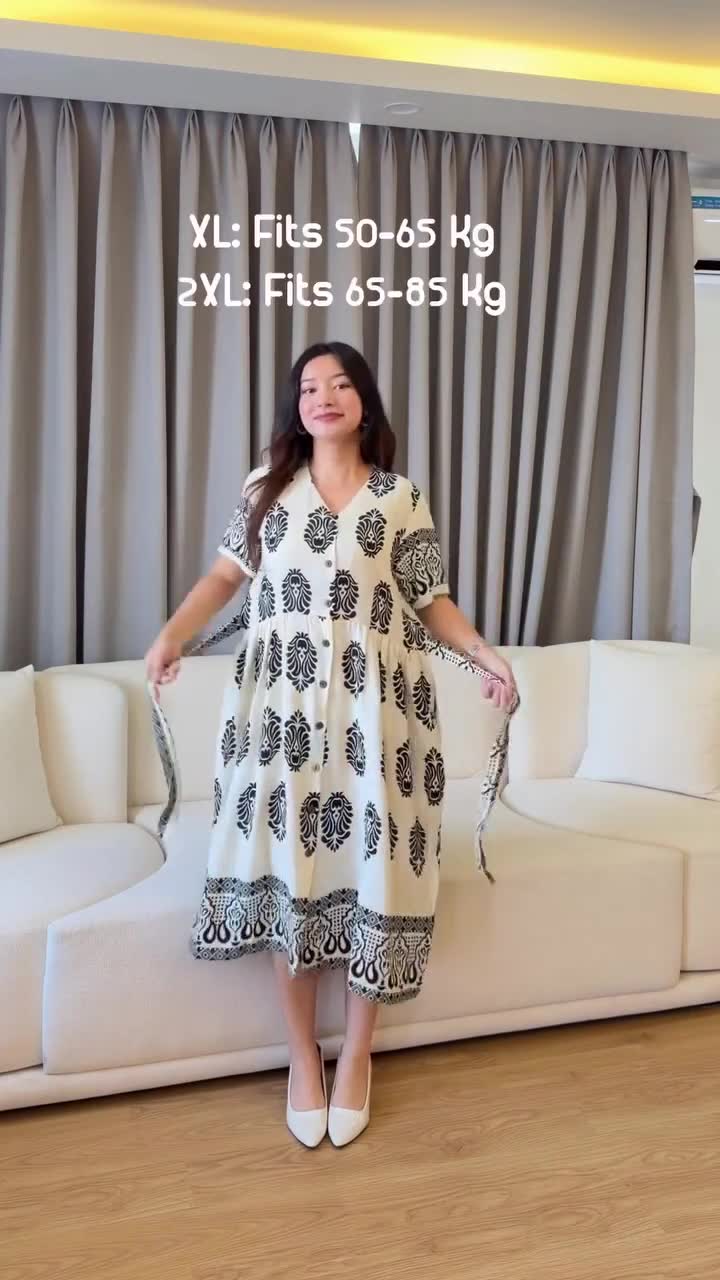 Vintage Inspired Printed Dress