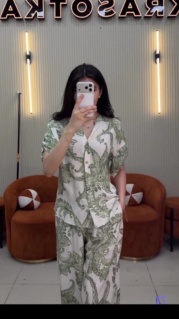 Regal Paisley Luxe Co-Ord Set