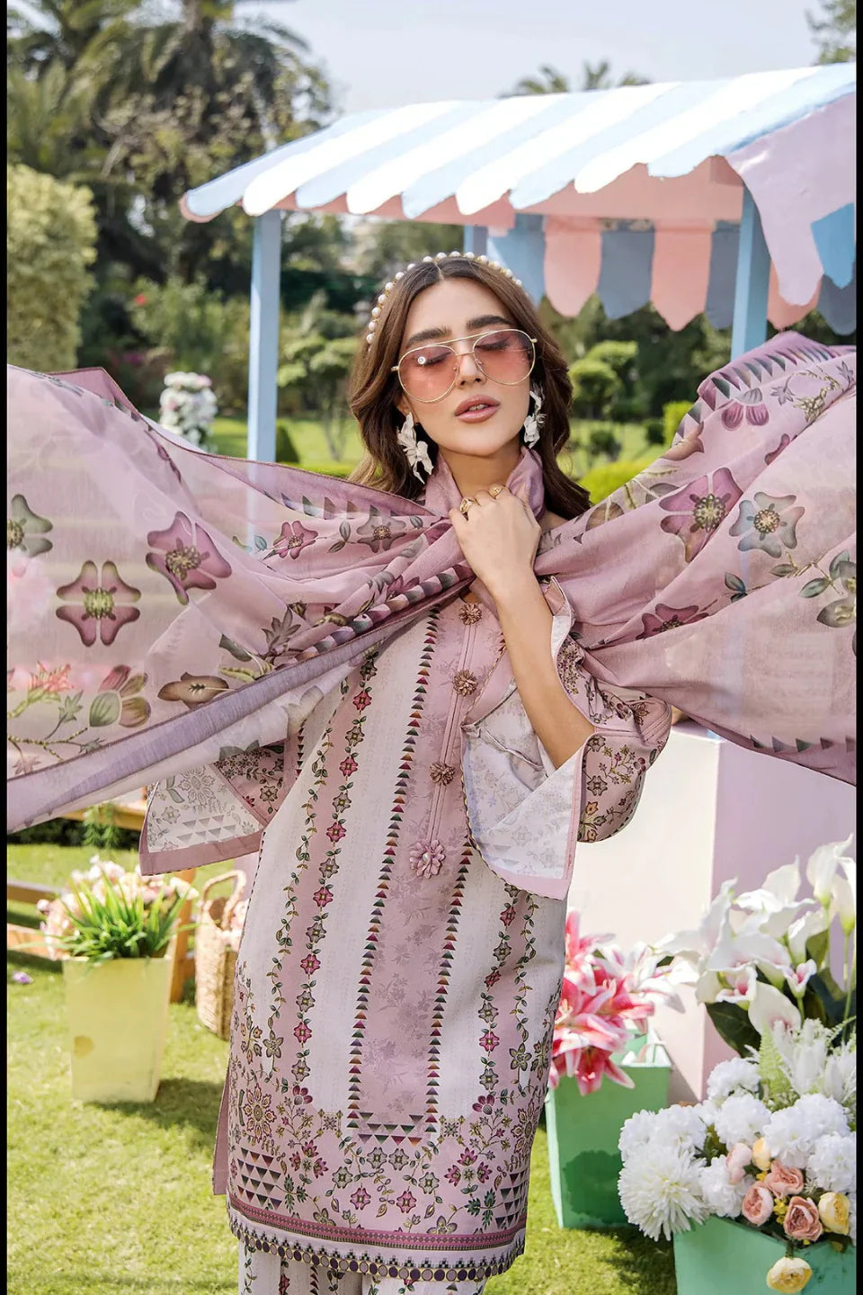 Co-ord Set Zunaira Designer Kurta Set with Dupatta – Grace in Every Detail