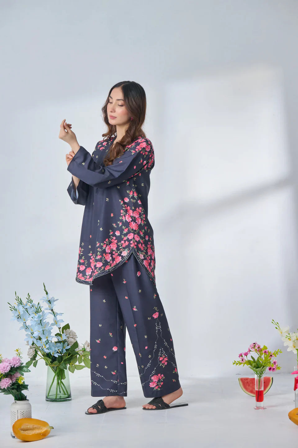 Co-ord Set Ornabelle Kurta Set with Dupatta for Women