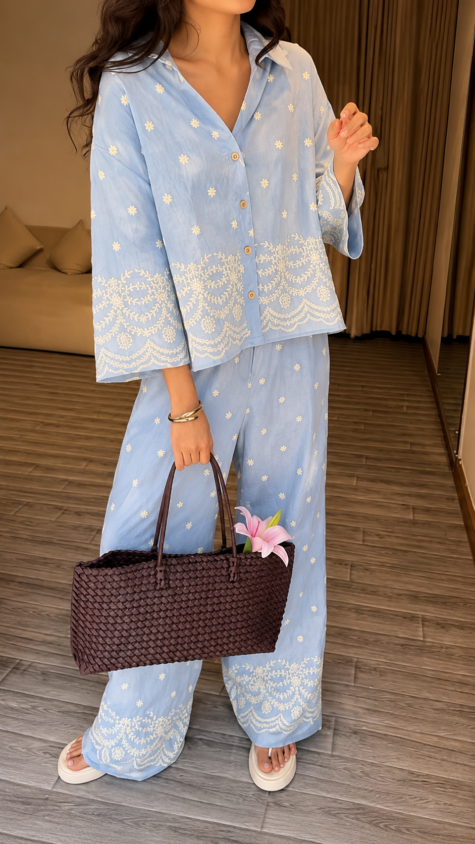 Scallop Awesome Bloom Co-Ord Set