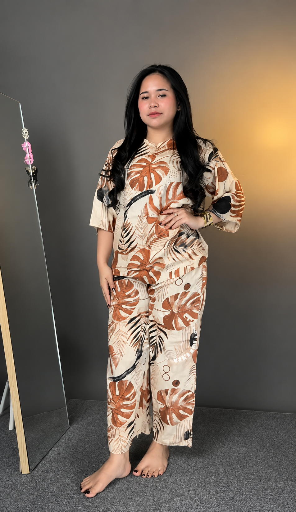 Earthy Leaf Premium Co-Ord Set