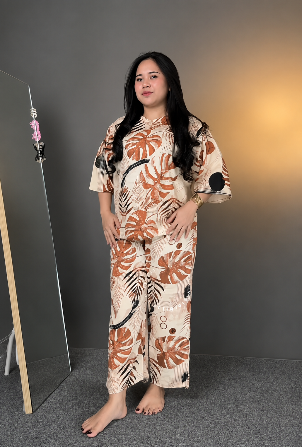 Earthy Leaf Premium Co-Ord Set