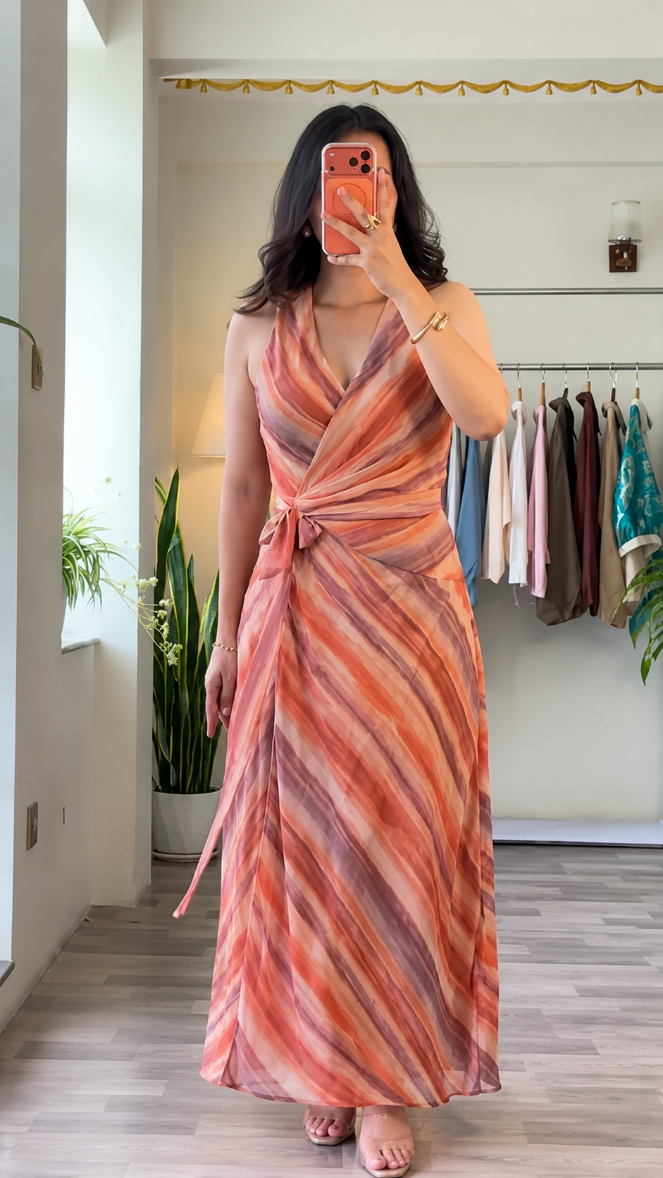 Premium Ombre Wrap Dress for Women