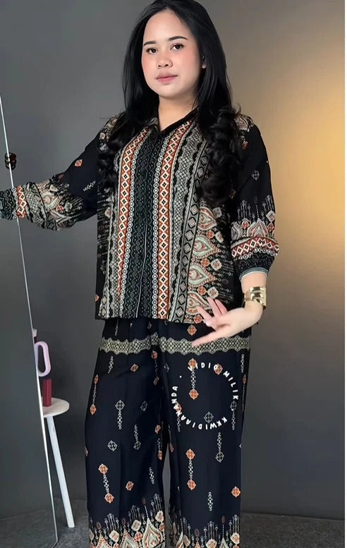 Modern Royal Ethnic Co-Ord Set