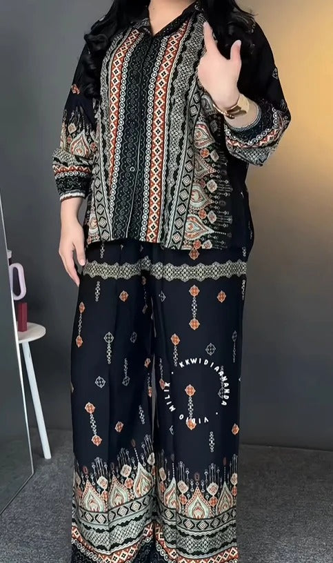 Modern Royal Ethnic Co-Ord Set